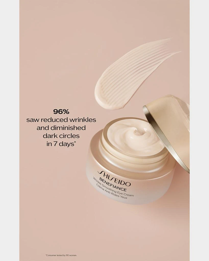 商品Shiseido|Benefiance Wrinkle Smoothing Eye Cream, 0.5 oz.,价格¥502,第3张图片详细描述