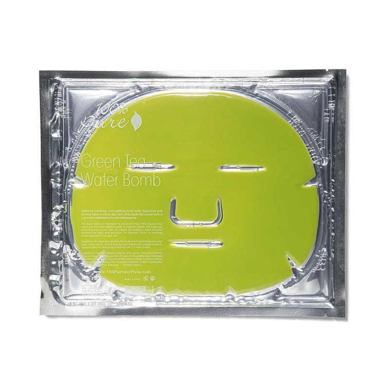 商品100% Pure|Green Tea Water Bomb Mask,价格¥132,第1张图片