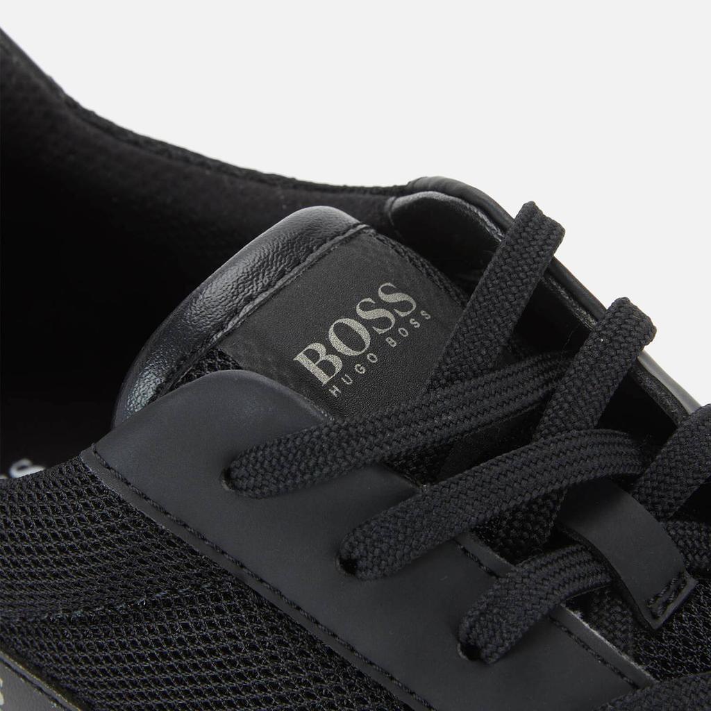 商品Hugo Boss|BOSS Men's Saturn Low Profile Trainers - Black,价格¥855,第6张图片详细描述