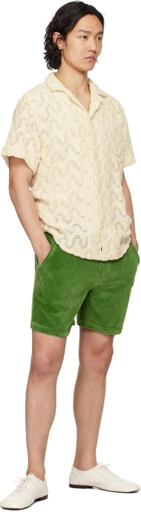 商品OAS|灰白色 Atlas Cuba Crochet 衬衫,价格¥1619,第4张图片详细描述