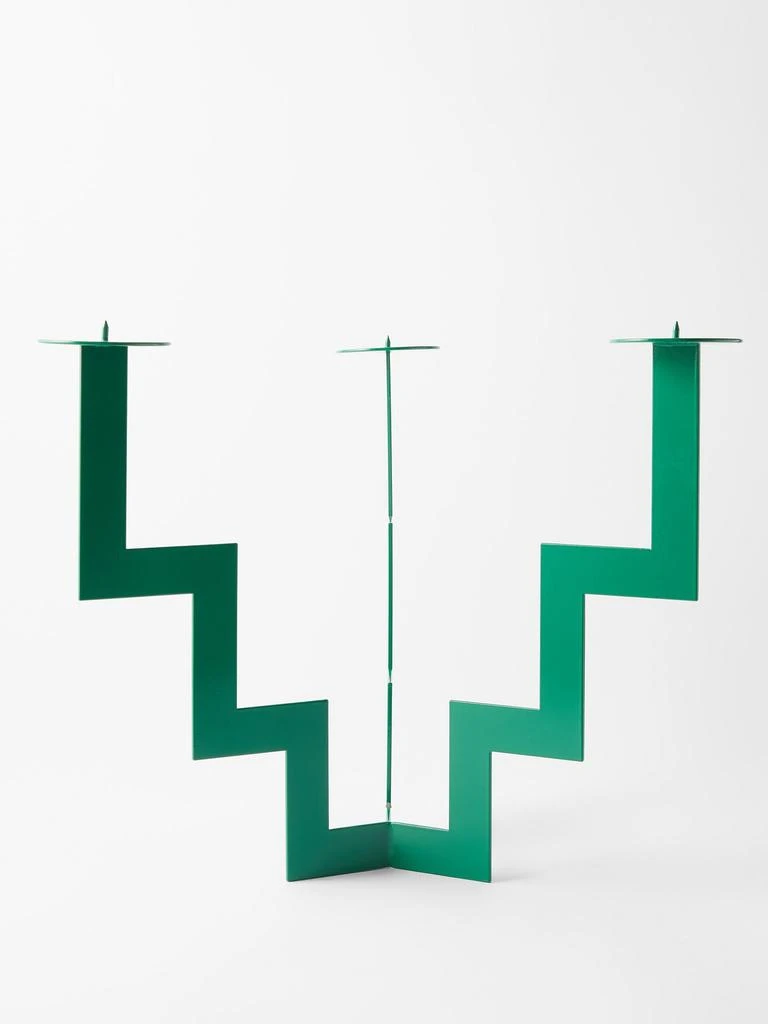 商品Jermaine Gallacher|Zigzag steel candelabra,价格¥2398,第1张图片