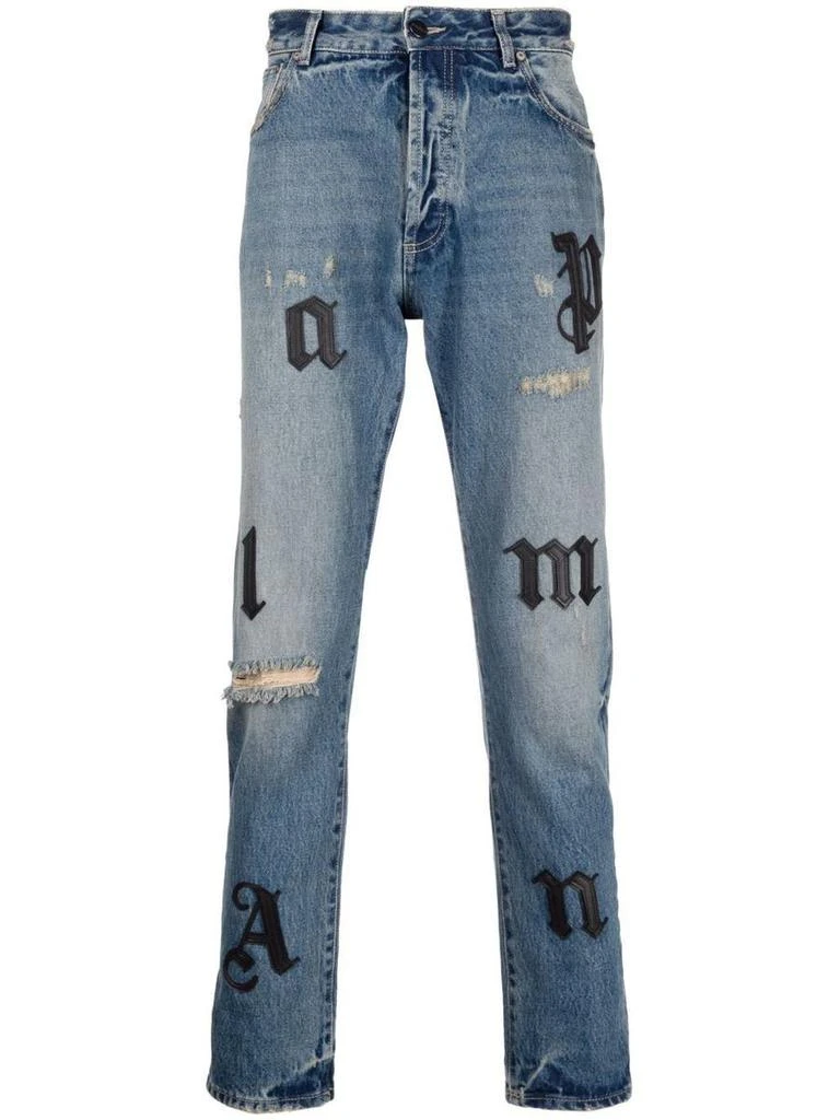 商品Palm Angels|PALM ANGELS Denim jeans,价格¥2716,第1张图片