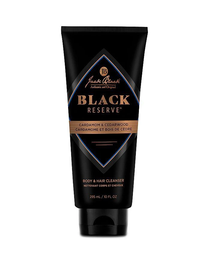 商品Jack Black|Black Reserve Body & Hair Cleanser - Cardamom & Cedarwood 10 oz.,价格¥180,第1张图片