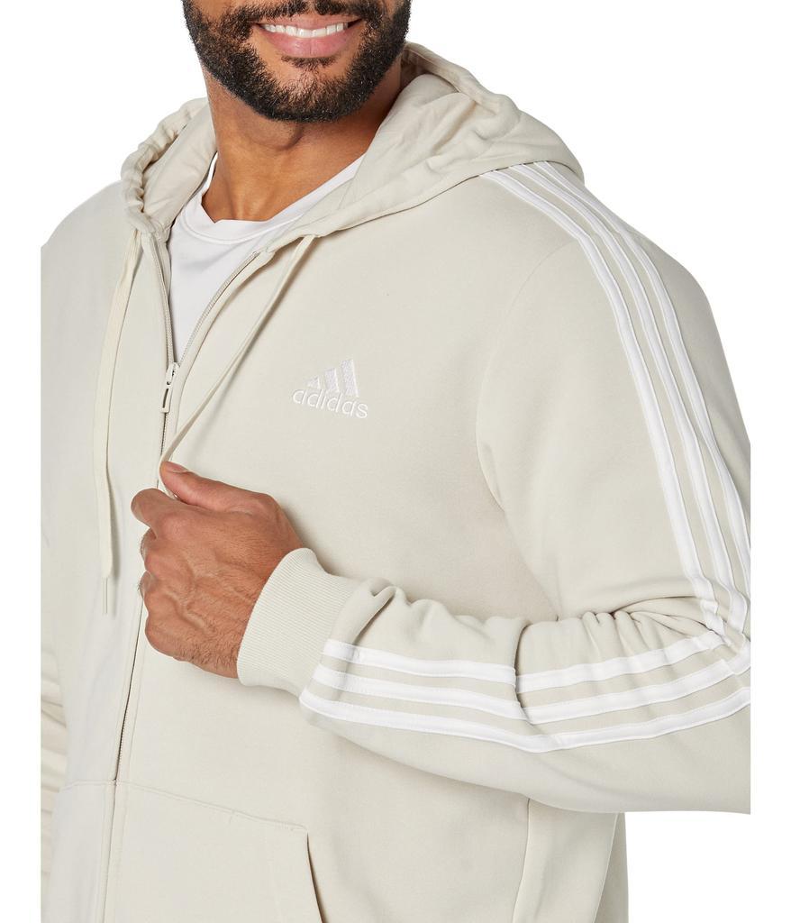 商品Adidas|Big & Tall Essentials Fleece 3-Stripes Full Zip Hoodie,价格¥336,第3张图片详细描述
