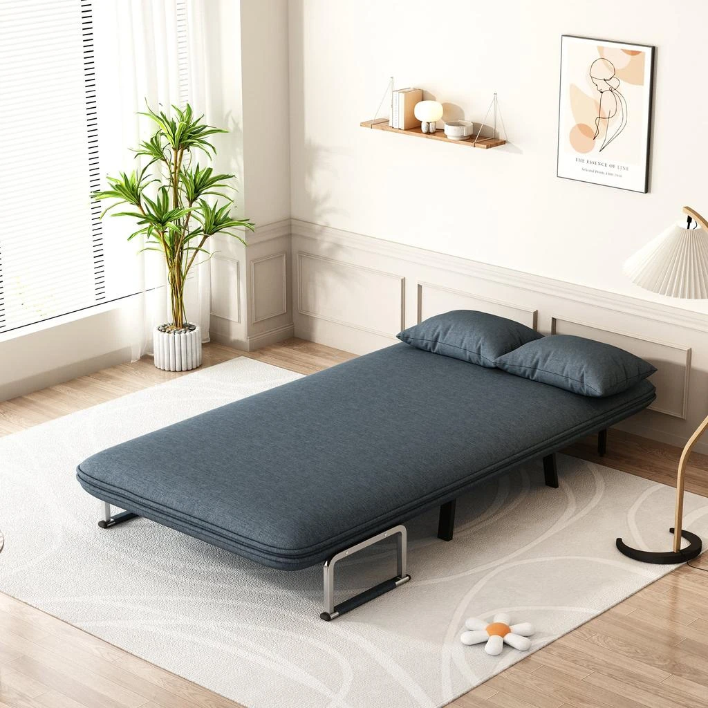 商品Streamdale Furniture|Streamdale Comfortable Sleeper Chair with Sturdy Steel Frame,价格¥4297,第2张图片详细描述