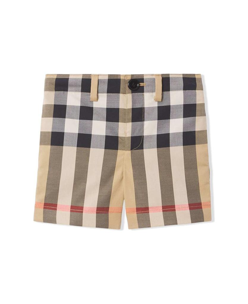 Boys Vintage Check Cotton Shorts商品第1张图片规格展示