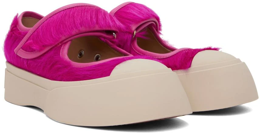 商品Marni|Pink Pablo Mary Jane Ballerina Flats,价格¥7338,第4张图片详细描述