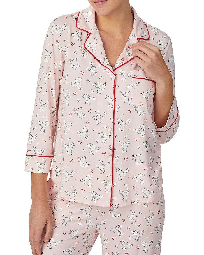 商品Kate Spade|Printed Long Three Quarter Sleeve Pajama Set,价格¥323,第2张图片详细描述
