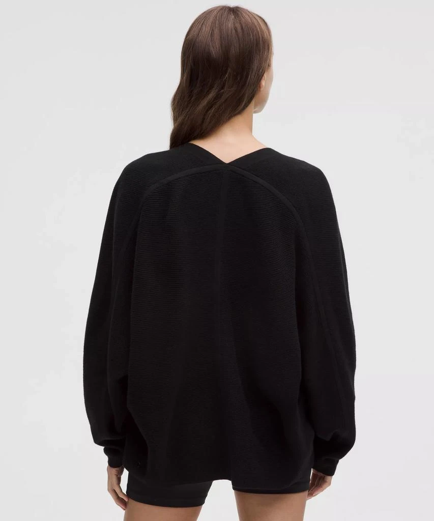 商品Lululemon|Boxy Cotton-Blend Knit Wrap,价格¥1077,第3张图片详细描述