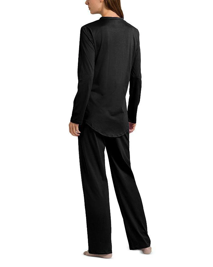 商品Hanro|Cotton Deluxe Long Pajama Set,价格¥1404,第2张图片详细描述