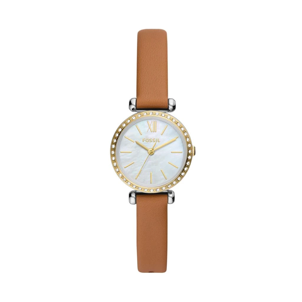 商品Fossil|Fossil Women's Tillie Mini Three-Hand, Gold-Tone Stainless Steel Watch,价格¥384,第1张图片
