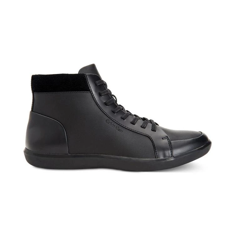 商品Calvin Klein|Men's Malvern Box Leather Boots,价格¥536,第2张图片详细描述