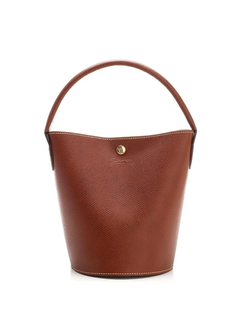 商品Longchamp|Longchamp Épure Logo Embossed Small Bucket Bag,价格¥2654,第1张图片