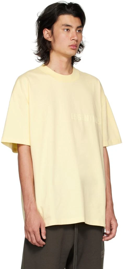商品Essentials|Yellow Flocked T-Shirt,价格¥213,第2张图片详细描述