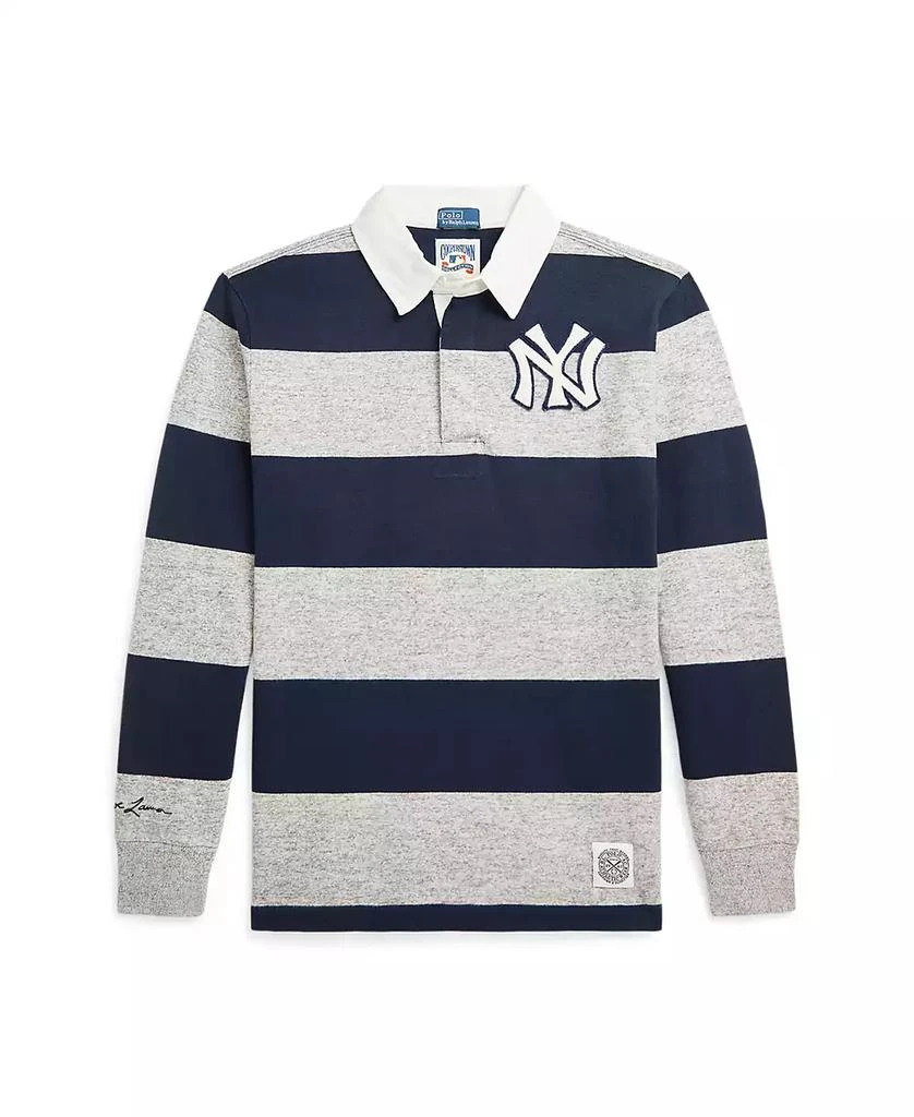 商品Ralph Lauren|Big Boys Yankees Rugby Shirt,价格¥707,第1张图片