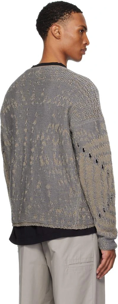 商品ROA|Blue & Beige Vortex Crewneck Sweater,价格¥2921,第3张图片详细描述