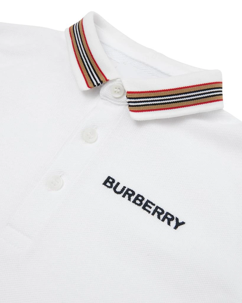 商品Burberry|Boy's Christo Icon Stripe Polo Shirt, Size 6M-2,价格¥1017,第4张图片详细描述