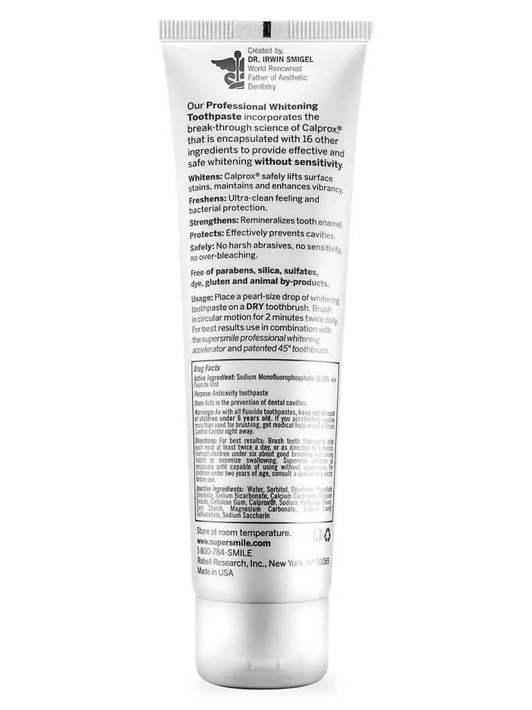 商品Supersmile|Green Apple Professional Whitening Toothpaste,价格¥160,第3张图片详细描述