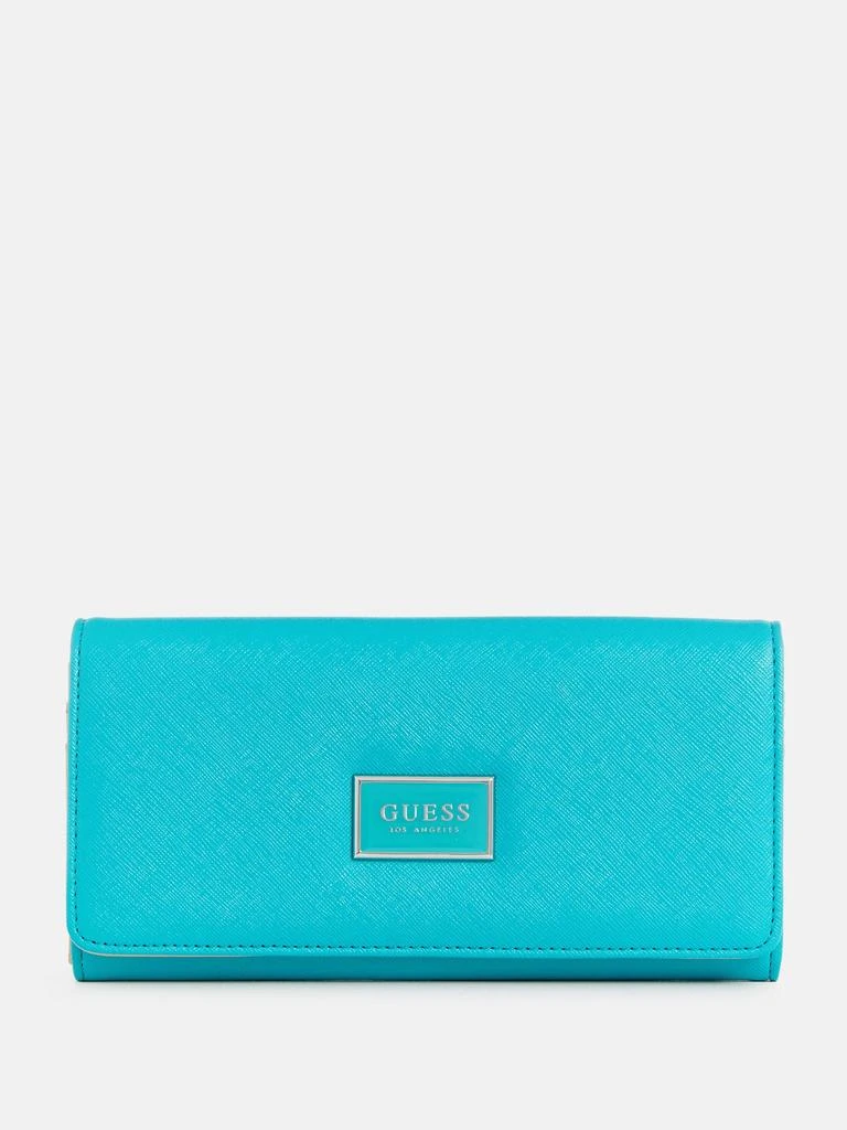 商品Guess Factory|Abree Logo Saffiano Multi Organizer,价格¥210,第2张图片详细描述