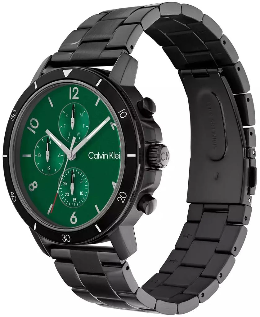 商品Calvin Klein|Men's Gauge Stainless Steel Bracelet Watch 46mm,价格¥510,第2张图片详细描述