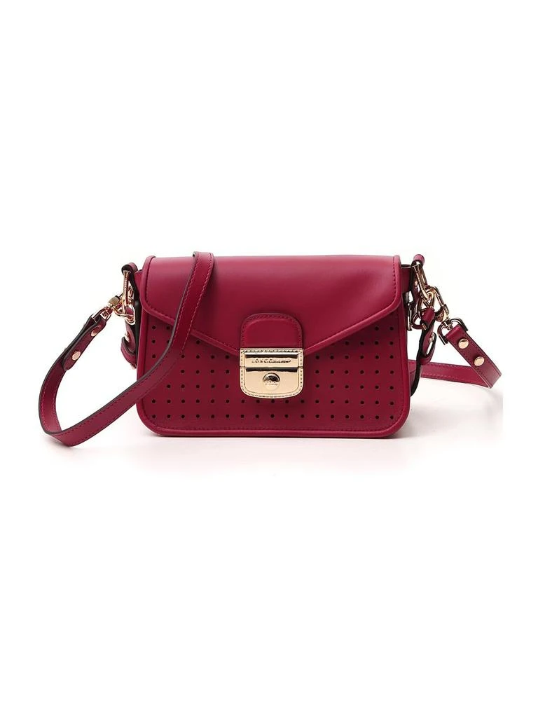 商品Longchamp|Longchamp Mademoiselle Foldover Top Shoulder Bag,价格¥4758,第1张图片