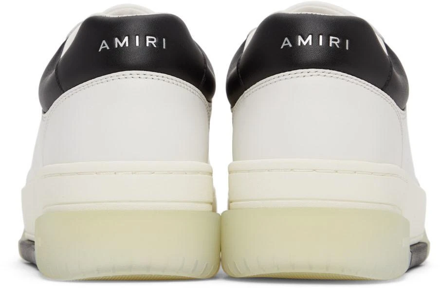 商品AMIRI|White & Black Stadium Low Sneakers,价格¥5300,第4张图片详细描述