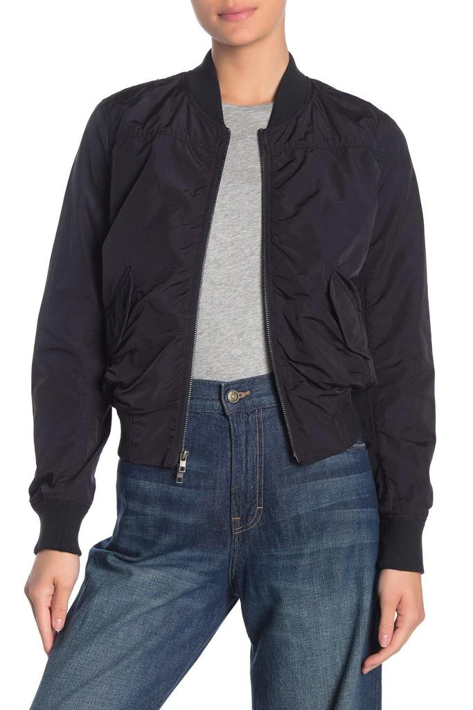 商品Vince|Shrunken Crop Bomber Jacket,价格¥2272,第1张图片