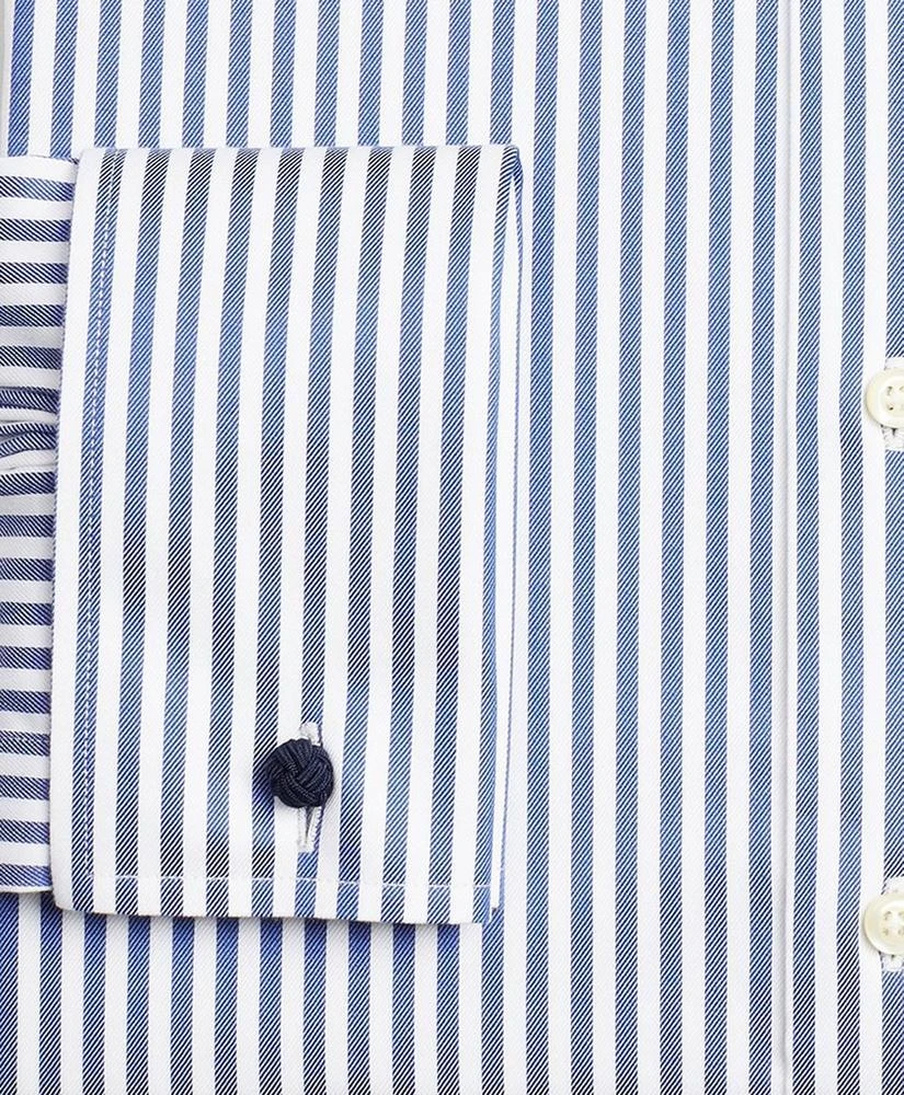 商品Brooks Brothers|Stretch Regent Regular-Fit Dress Shirt, Non-Iron Twill Ainsley Collar French Cuff Bold Stripe,价格¥369,第3张图片详细描述