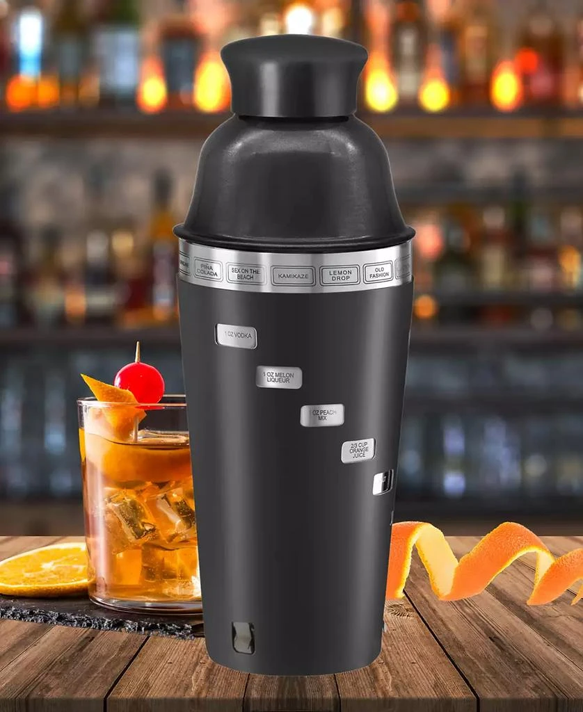 商品Oggi|Dial-a-Drink 15 Recipe 1 Litre Cocktail Shaker,价格¥236,第2张图片详细描述