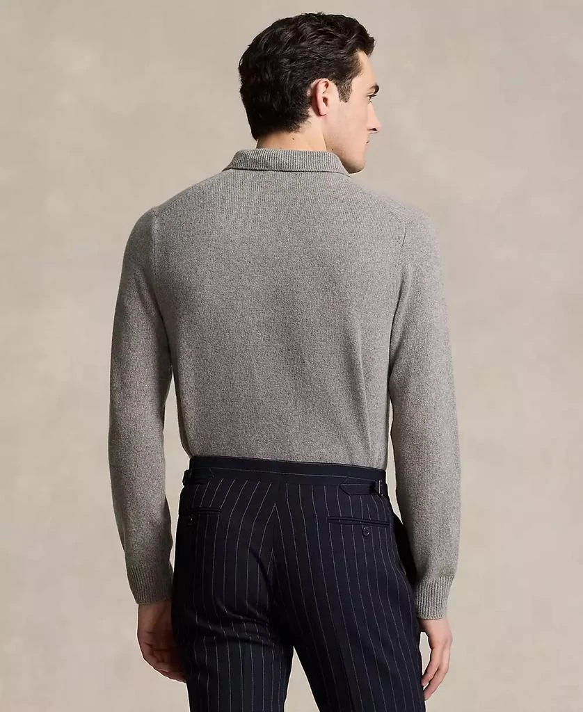 商品Ralph Lauren|Men's Wool-Cashmere Polo-Collar Sweater,价格¥1276,第2张图片详细描述