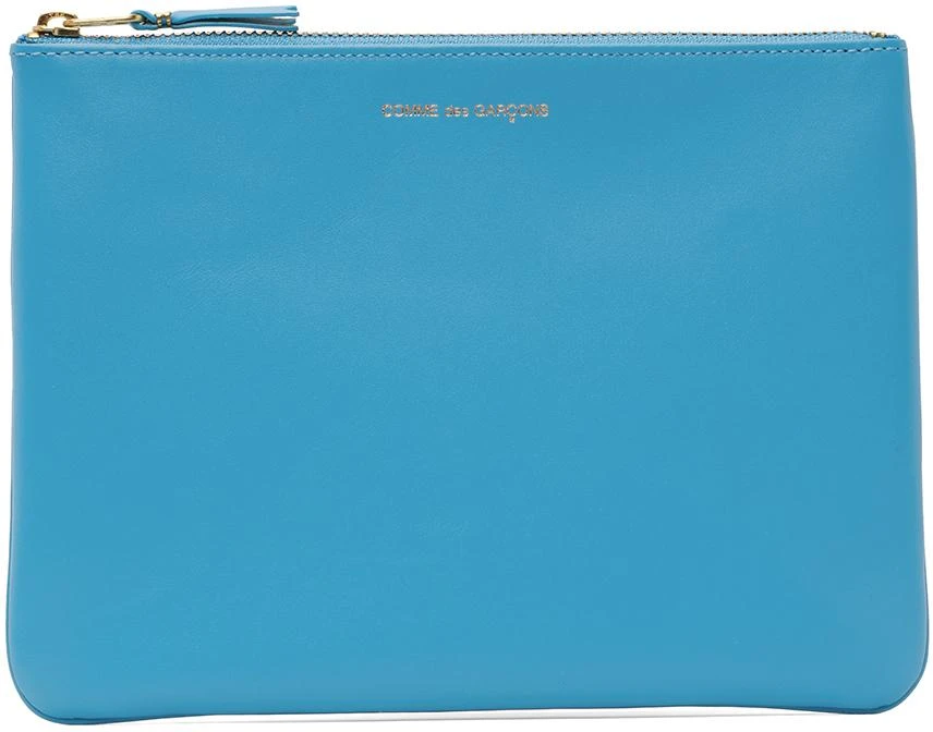 商品COMME des GARÇONS WALLETS|Blue Classic Pouch,价格¥1062,第1张图片