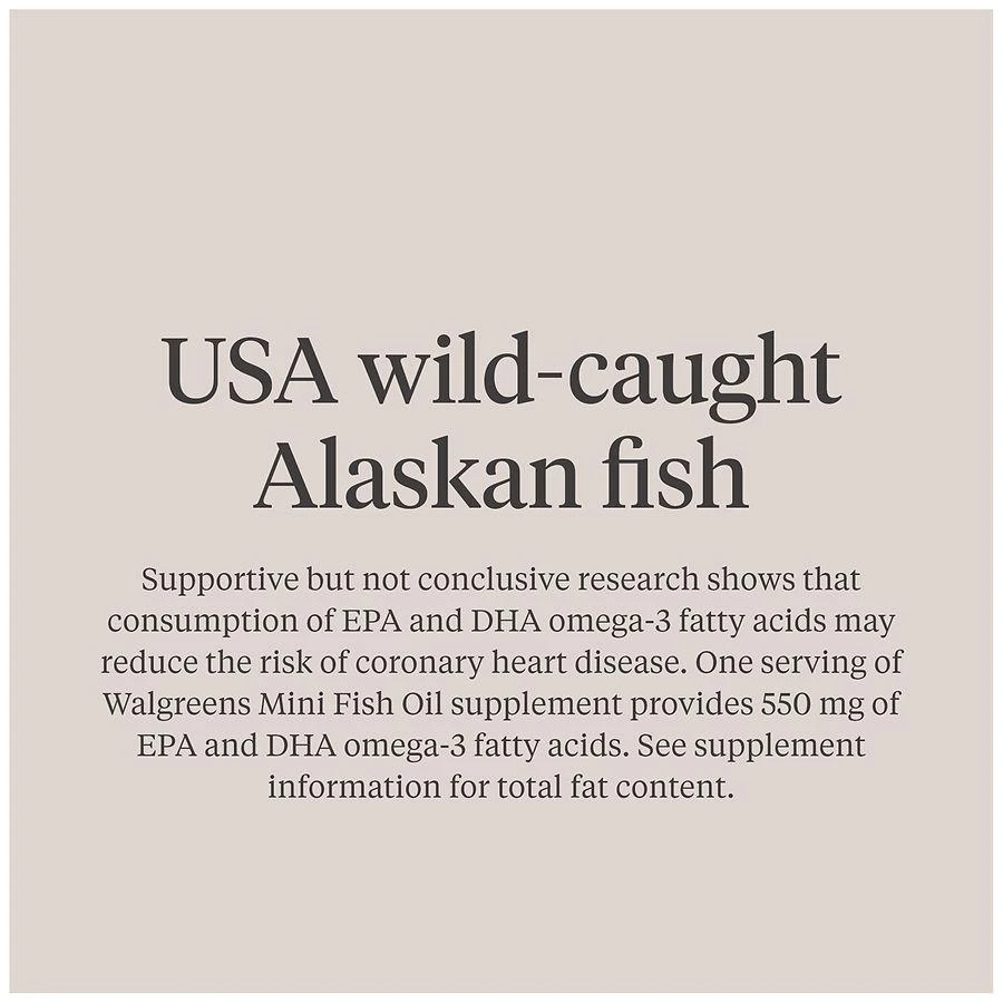 Mini Fish Oil 1000 mg Softgels 商品