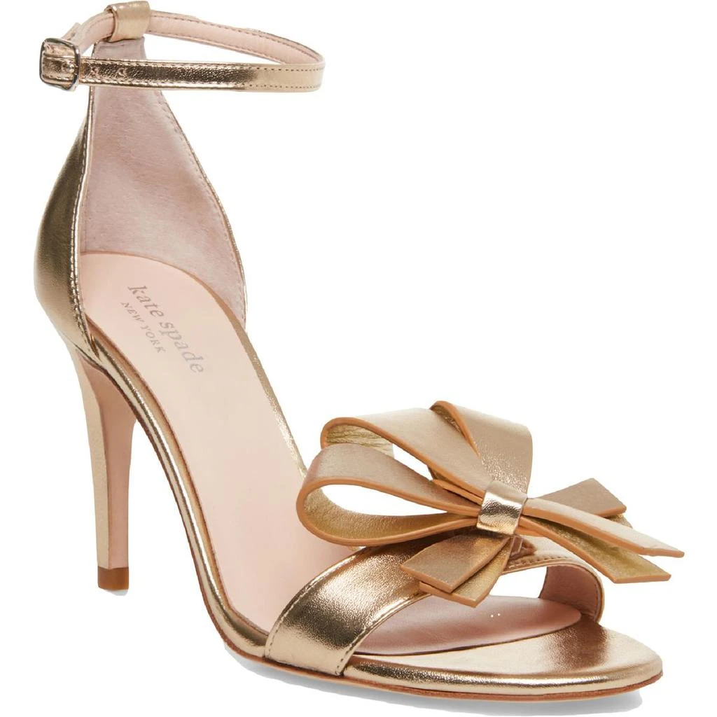 商品Kate Spade|Kate Spade New York Womens Greta Suede Ankle Strap Dress Sandals,价格¥385,第1张图片