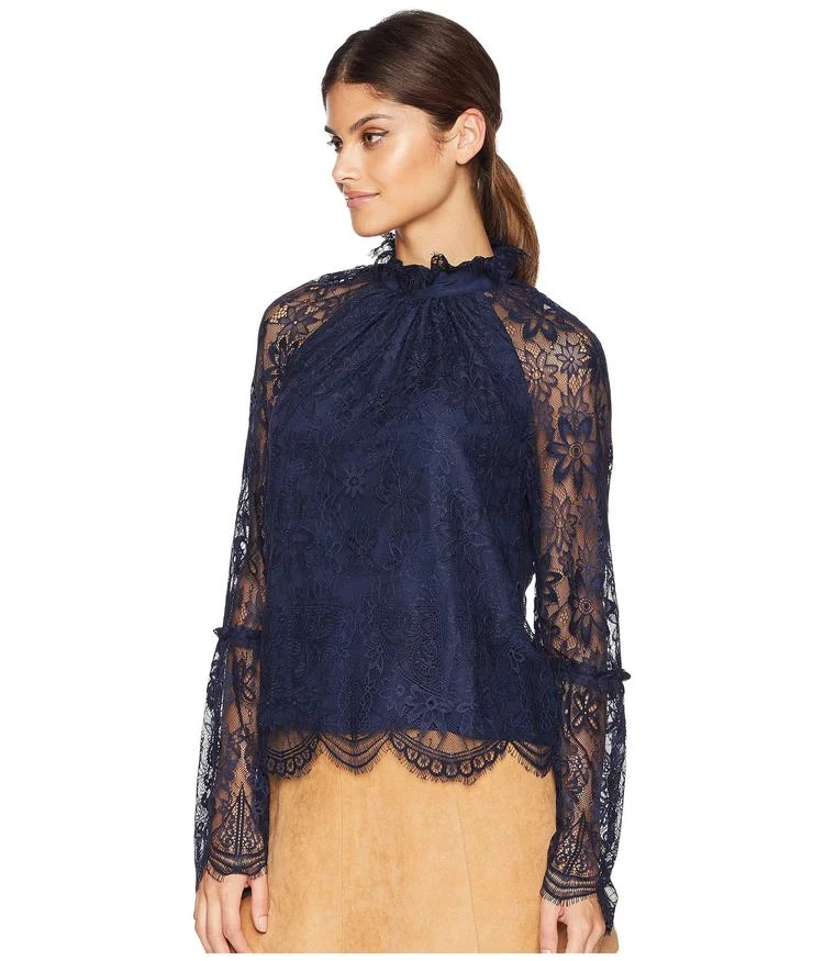 商品Juicy Couture|Soft Woven Kendall Lace Bell Sleeve Top,价格¥341,第2张图片详细描述