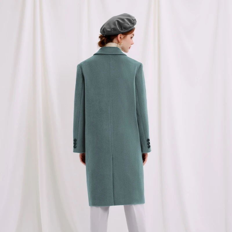 Freya Wool Coat - Dusk | Freya羊毛大衣 - 深绿色 商品