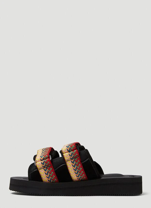 商品Lanvin|x Suicoke Flat Sandals in Black,价格¥1855,第3张图片详细描述