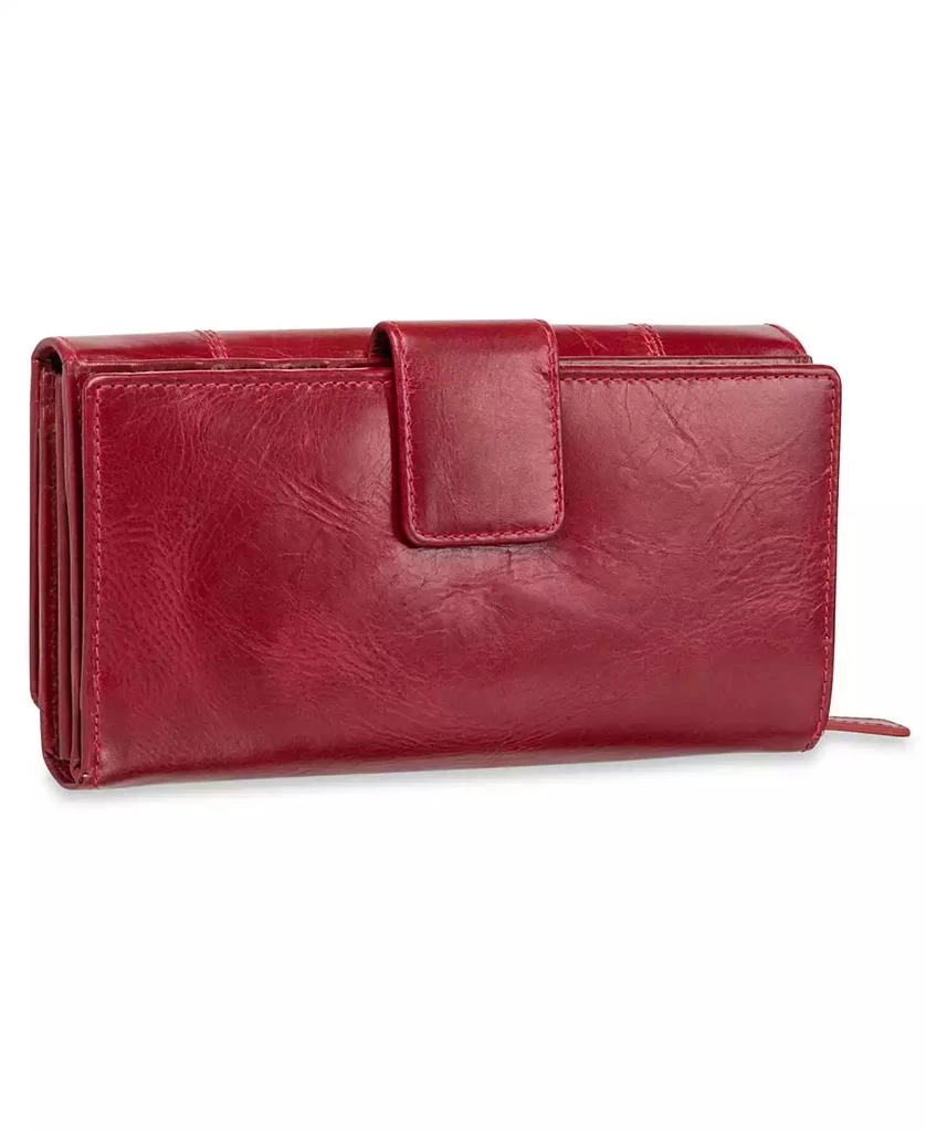 商品Mancini Leather Goods|Casablanca Collection RFID Secure Ladies Clutch Wallet,价格¥405,第4张图片详细描述