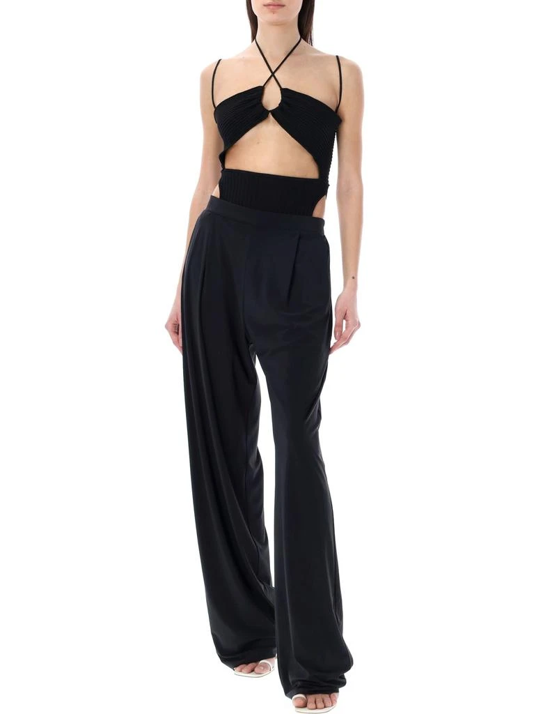 商品ANDREĀDAMO|ANDREĀDAMO Ribbed Knit Sleeveless Bodysuit With Cut,价格¥3637,第4张图片详细描述