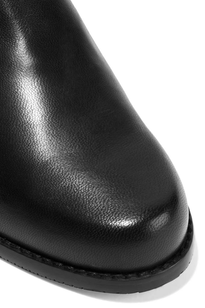商品Stuart Weitzman|Easy On leather and neoprene  ankle boots,价格¥1452,第4张图片详细描述
