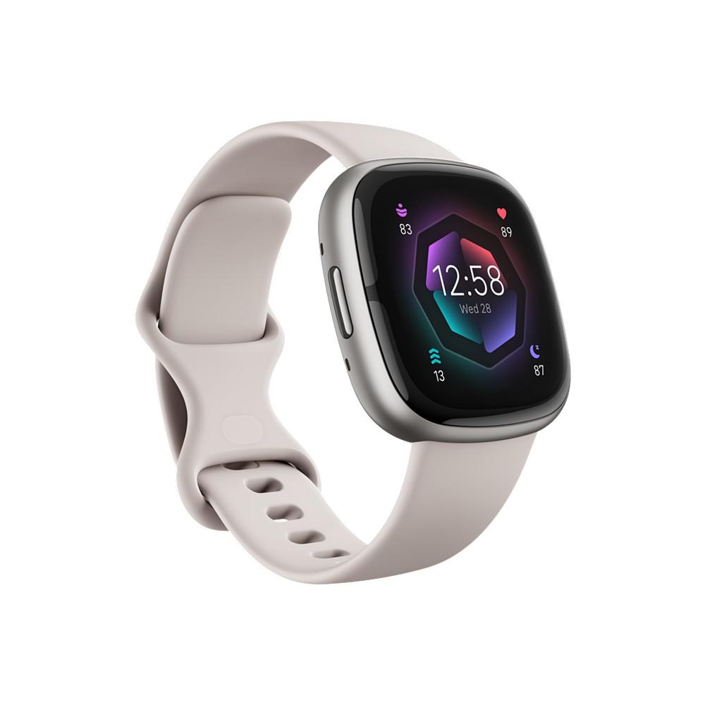 Sense 2 Lunar White Platinum Smartwatch, 39mm商品第2张图片规格展示