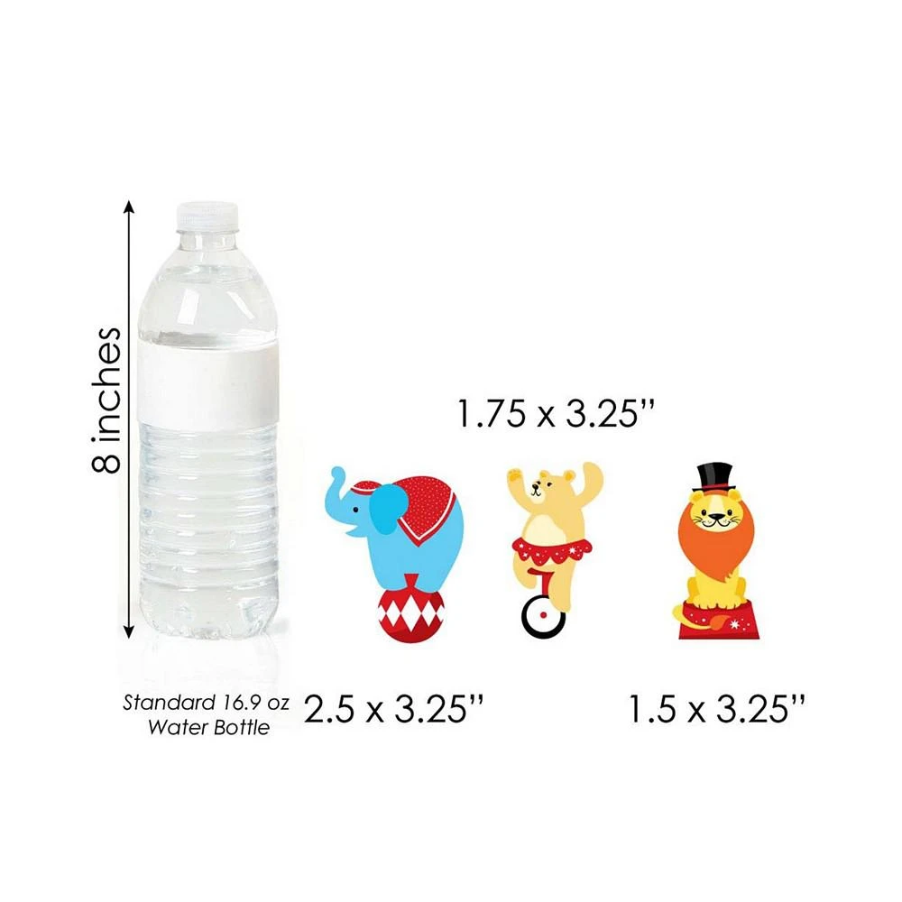 商品Big Dot of Happiness|Carnival - Step Right Up Circus - DIY Shaped Carnival Party Cut-Outs - 24 Ct,价格¥90,第3张图片详细描述