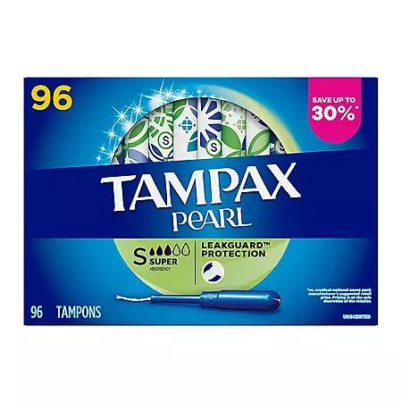 商品Tampax|珍珠导管卫生棉条 96支装 大流量（9-12g）,价格¥131,第2张图片详细描述