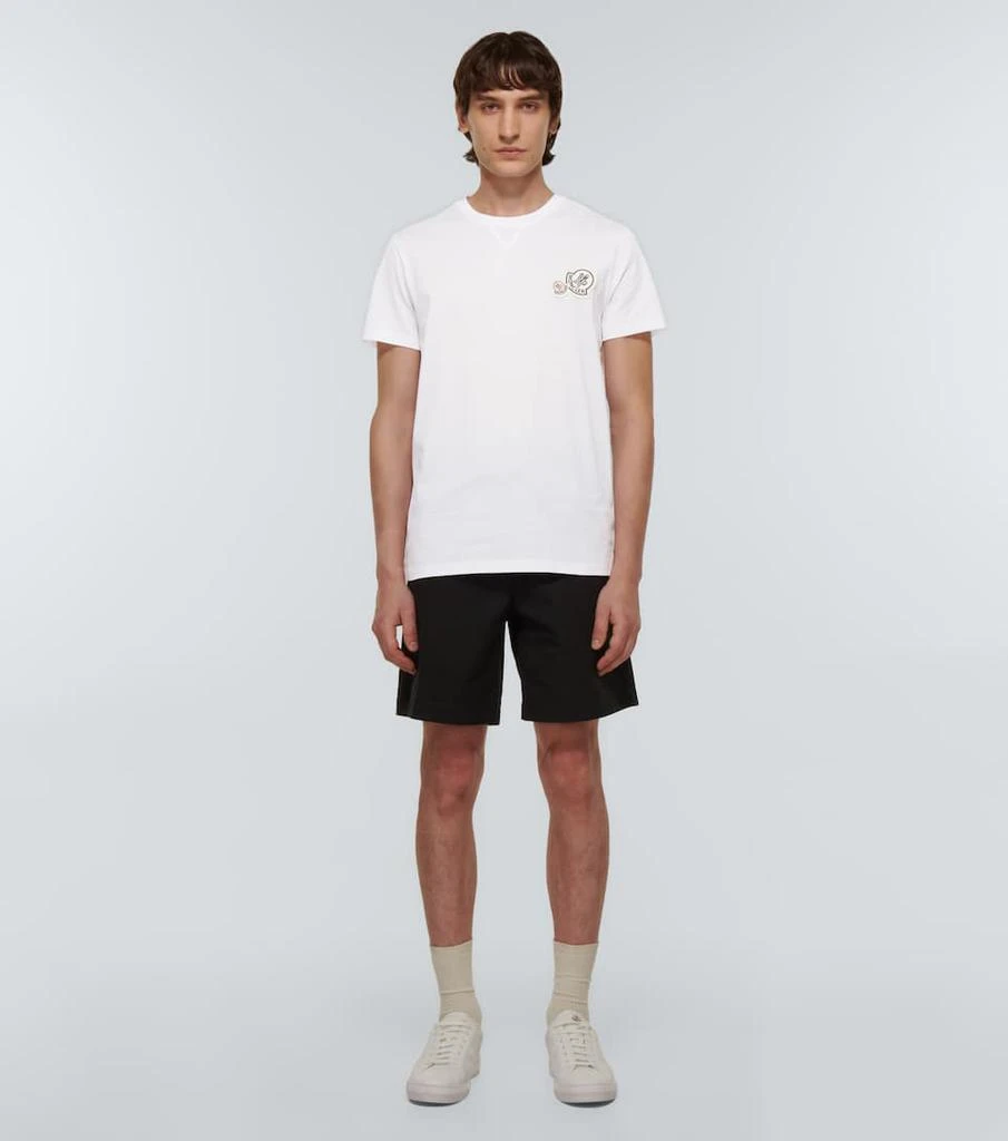 商品Moncler|棉质平纹针织T恤,价格¥2614,第2张图片详细描述