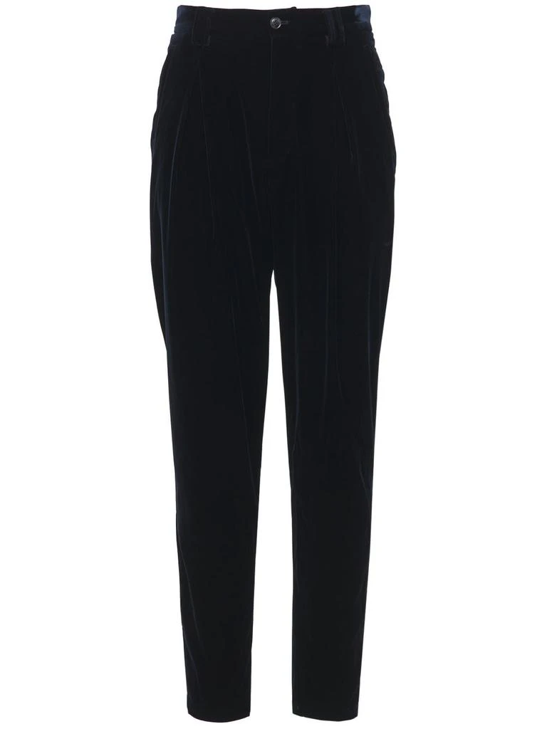 商品Giorgio Armani|17cm Stretch Viscose & Cupro Pants,价格¥3201,第1张图片