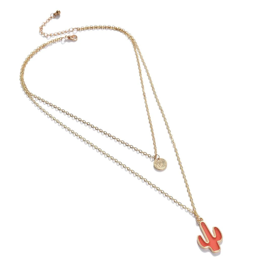 商品SOHI|Red Gold-plated Necklace,价格¥280,第1张图片