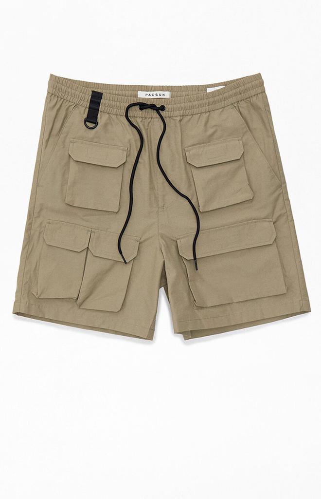 商品PacSun|男款 尼龙机能短裤,价格¥101,第1张图片