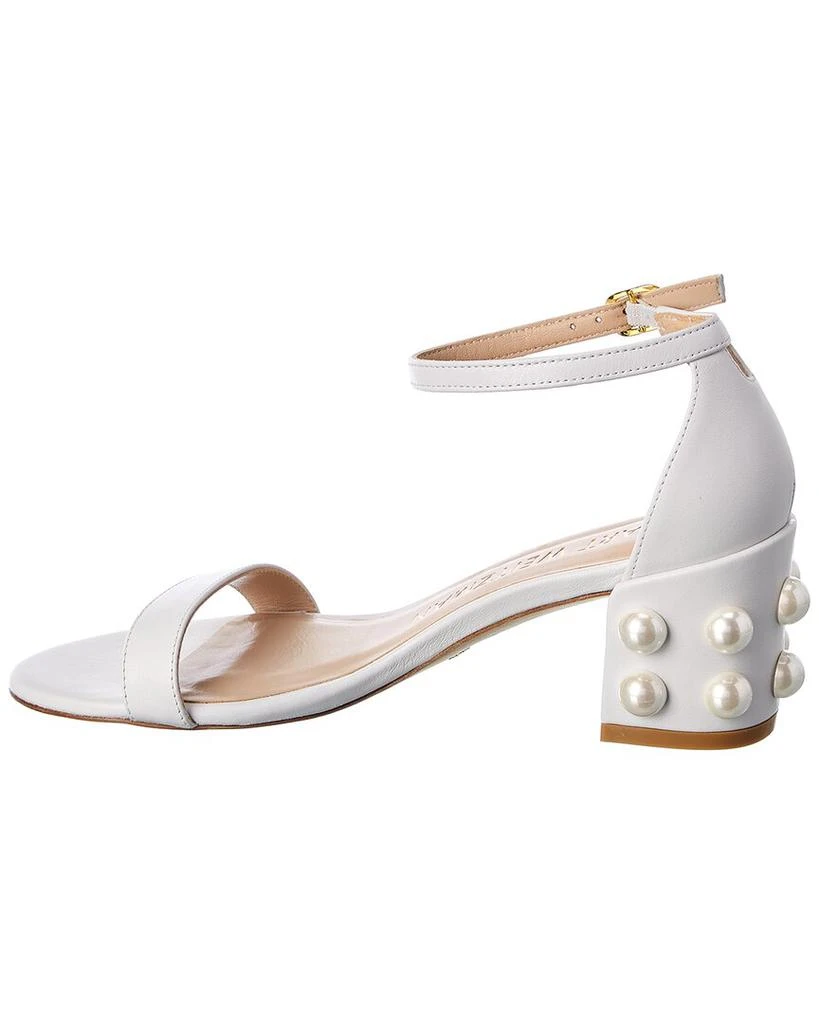 商品Stuart Weitzman|Stuart Weitzman Simple Pearls Leather Sandal,价格¥738,第2张图片详细描述