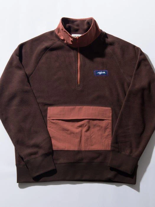 商品EDWARDMAX|EDWARDMAX E-Fleece Zip-up Jacket Brown,价格¥771,第2张图片详细描述