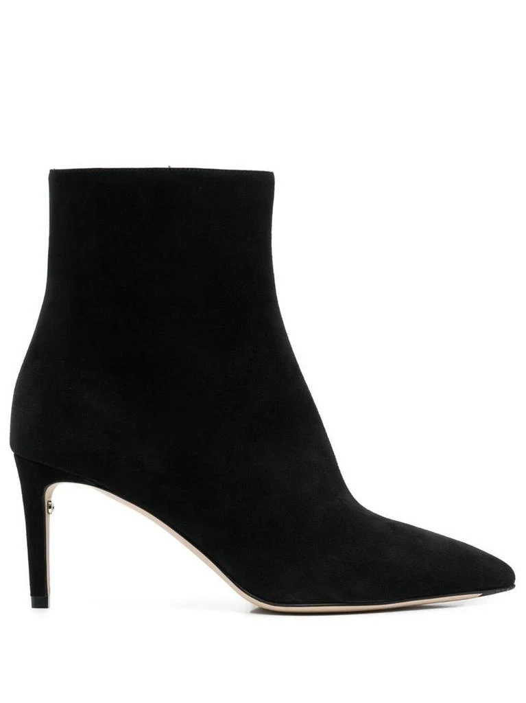 商品Salvatore Ferragamo|SALVATORE FERRAGAMO Leather heel boots,价格¥3919,第1张图片