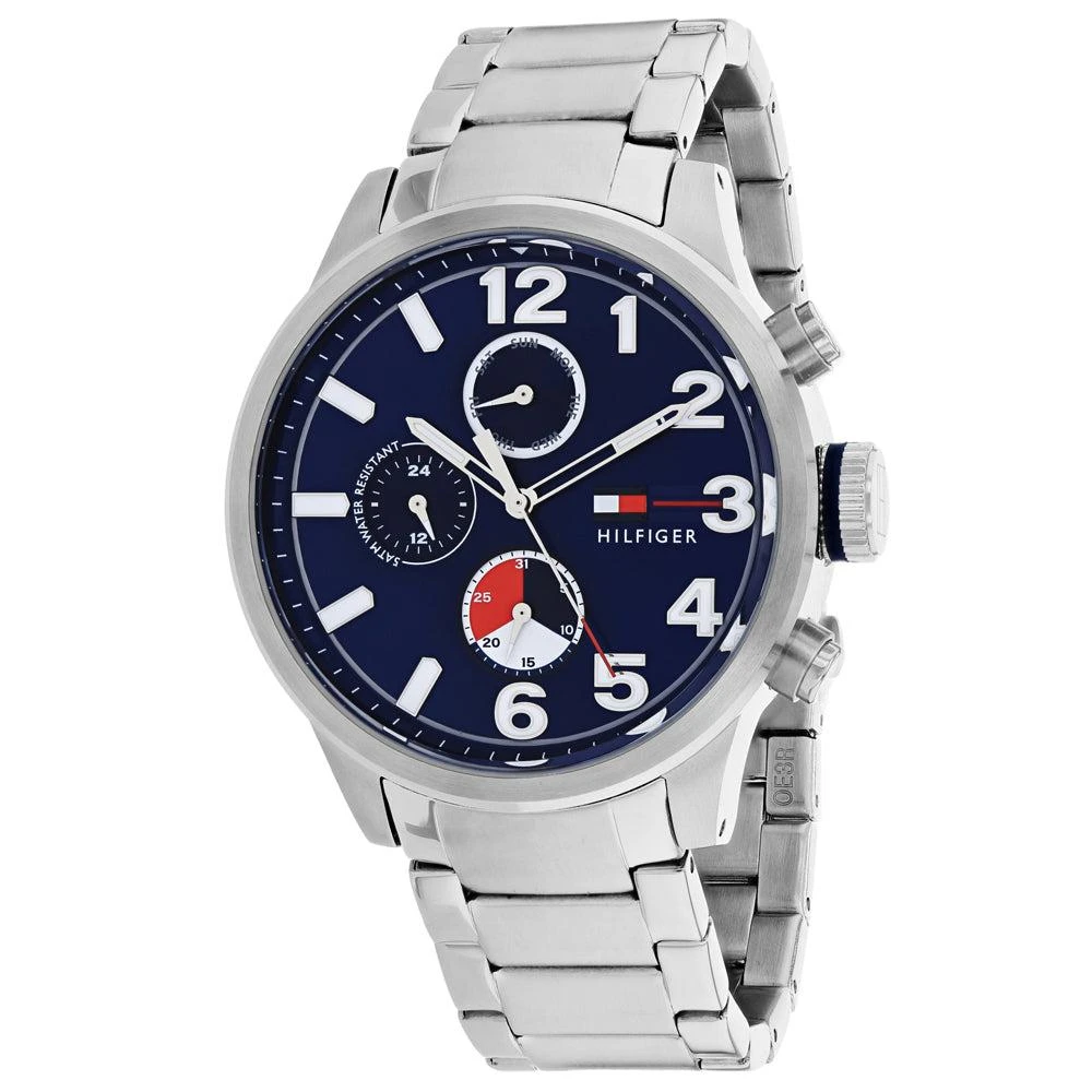 商品Tommy Hilfiger|Tommy Hilfiger Men's Classic Blue Dial Watch,价格¥879,第1张图片